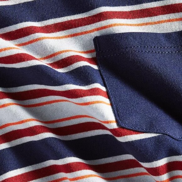 Epic Threads Little Boys Striped Pocket T-shirt Size 4T Pullover Long Sleeves - Picture 5 of 7